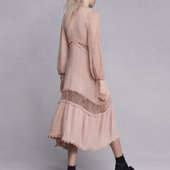 FOR LOVE & LEMONS - Lilou Midi Dress (Sz M) - Picture 7 of 7